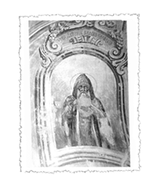 Преп. Антоний Краснохолмский. Фреска церкви Иоанна Богослова